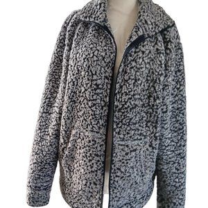 Express Teddy Zip up jacket Medium
